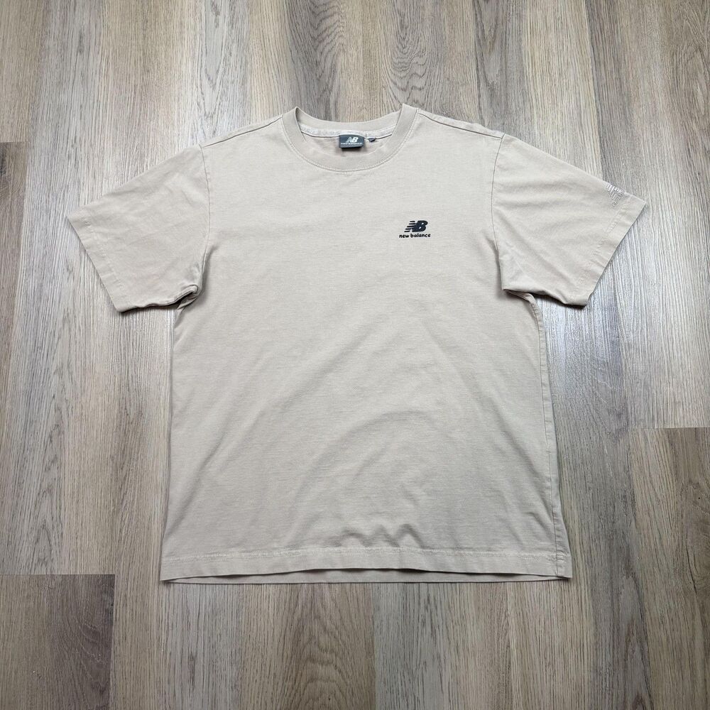 New Balance Shirt Mens XL Beige Two Are Better Than One Back Graphic Tee